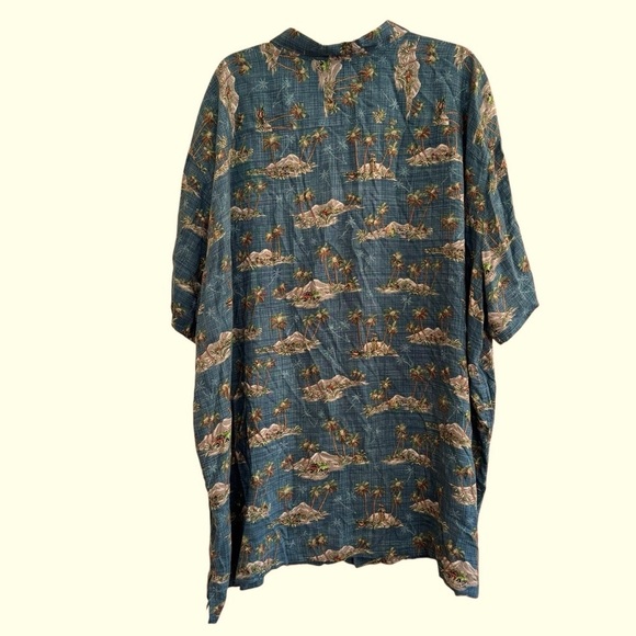 Foundry Hawaii Tropical Shirt Button Up Collar Short Sleeve Size 4XL - Picture 4 of 8